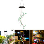 創意電子太陽能LED蜂鳥風鈴燈七彩，蜂鳥