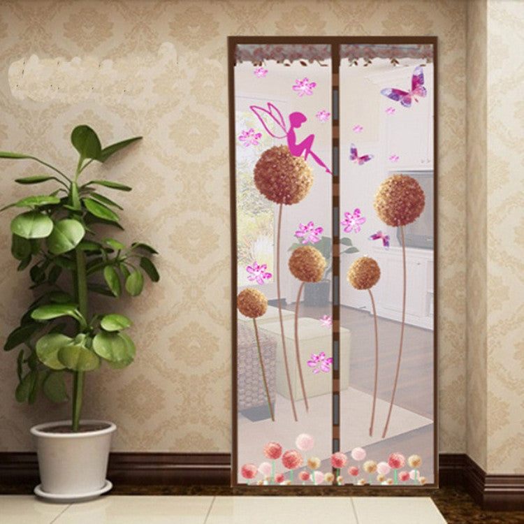 夏季蚊帳磁性軟紗門簾，90 x 210公分，100 x 210公分