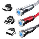 CC56 防塵塞旋轉磁吸線，線長：2m，2m 安卓接頭，2m Micro USB，2m Type-C 接頭，2m 8Pin 接頭，2m 線+三接頭，2m + 8Pin + Type-C/USB-C + Micro USB，2m 線