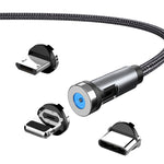 CC56 防塵塞旋轉磁吸線，線長：2m，2m 安卓接頭，2m Micro USB，2m Type-C 接頭，2m 8Pin 接頭，2m 線+三接頭，2m + 8Pin + Type-C/USB-C + Micro USB，2m 線