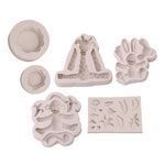 2件3D動物造型矽膠翻糖蛋糕餅乾模具, 3D動物造型(獅子)