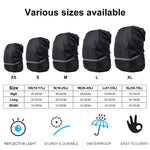 反光防水防塵背包雨罩 便攜超輕肩包保護罩，XS、S、M、L、XL