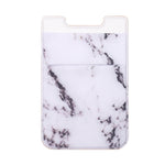 Marble Pattern Road Stretch Phone Back Plastic Card Holder Sticky Phone Clip