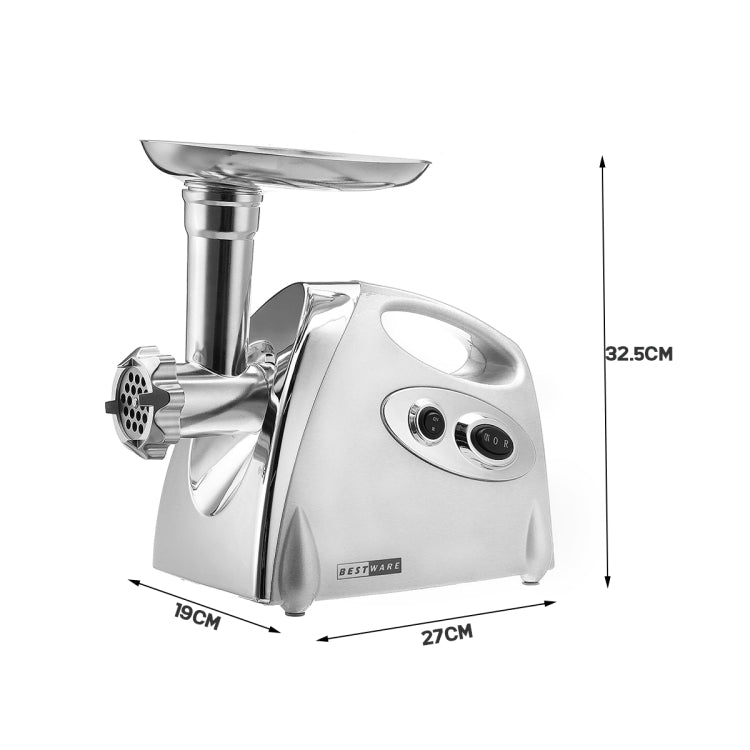 MGB-120A 250W 家用電動多功能不鏽鋼廚房香腸扭結機 肉類絞肉機，MGB-120A 黑色