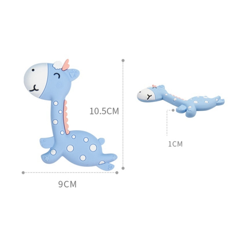Cartoon Fawn Baby Teether Training Bite Molar Rod Silicone Toy Mother and Baby Supplies, Fawn Blue, Fawn Brown, Fawn Pink