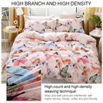 4件套印花床上用品套裝 床單枕套套裝，適用2.2米床