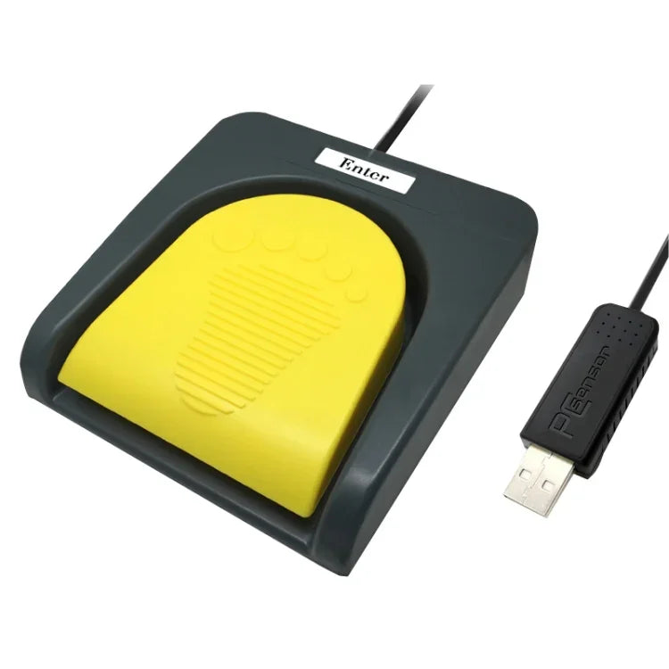 Pcsensor USB腳踏控制開關鍵盤轉接器電腦用，FS2016，FS2019