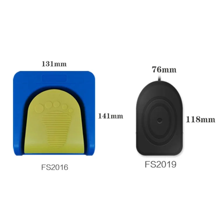 Pcsensor USB腳踏控制開關鍵盤轉接器電腦用，FS2016，FS2019