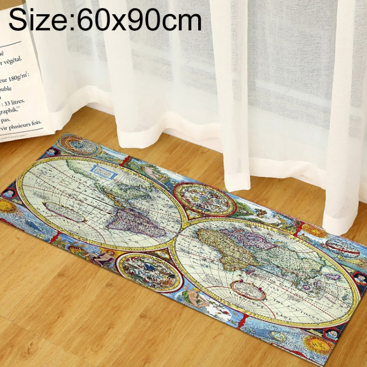 世界地圖地毯臥室兒童嬰兒爬行墊記憶泡棉區域地毯，40x60cm，40x120cm，60x90cm，60x180cm