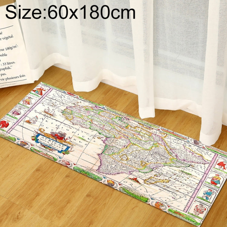 世界地圖地毯臥室兒童嬰兒爬行墊記憶泡棉區域地毯，40x60cm，40x120cm，60x90cm，60x180cm