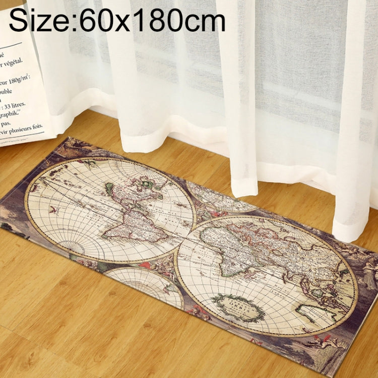 世界地圖地毯臥室兒童嬰兒爬行墊記憶泡棉區域地毯，40x60cm，40x120cm，60x90cm，60x180cm