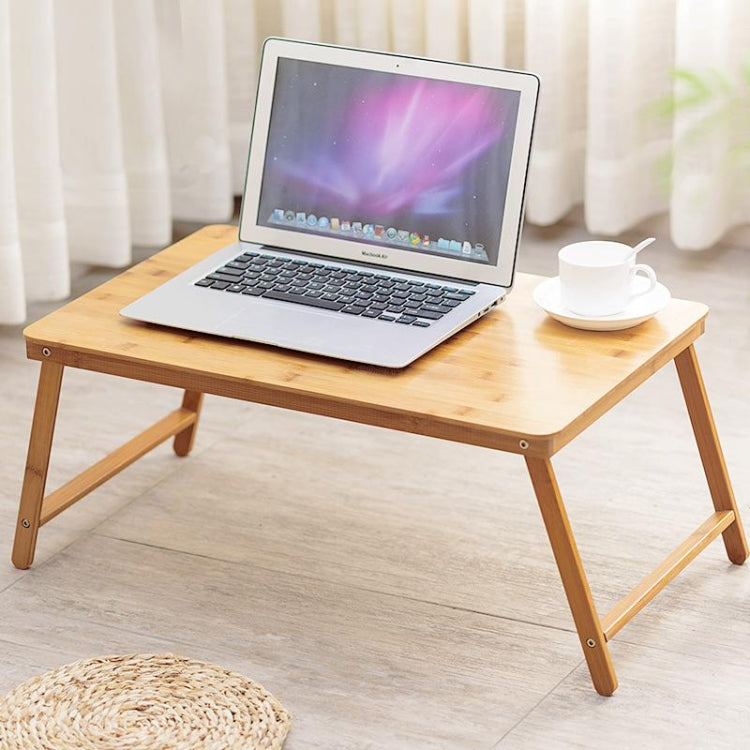 Nanzhu Folding Computer Table Bed Card Slot Laptop Table Simple Lazy Lift Computer Desk, Medium 54cm