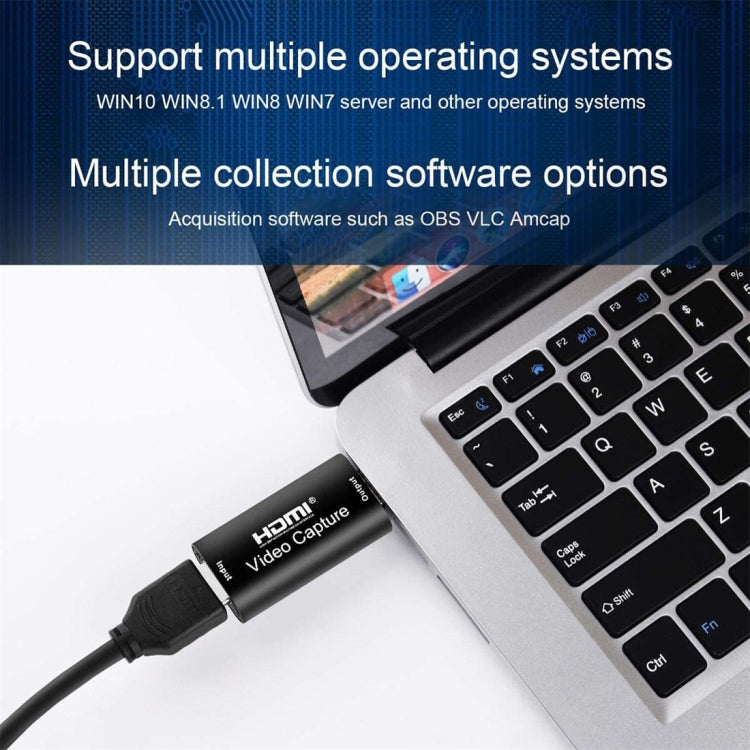 HDMI 視頻擷取卡直播錄影盒視頻擷取轉接盒，USB 2.0