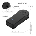 2 合 1 3.5mm AUX 金屬轉接器 + USB 車用藍牙 4.1 無線藍牙接收器 音頻接收器轉換器, 音頻接收器