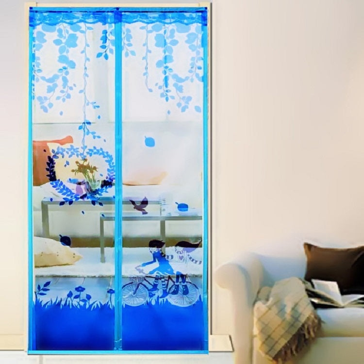 夏季防蚊簾加密磁性紗窗，90x210cm，100x210cm