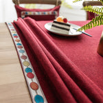 Solid Color Waterproof Tablecloth Linen Rectangular Tablecloth, 130x220cm, 130x240cm, 140x260cm, 130x300cm, 140x220cm, 140x240cm, 140x300cm