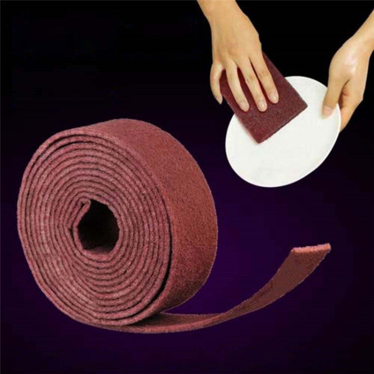 尼龍砂布鋼絲絨不鏽鋼除銹拋光廚房洗碗布，7 cm x 5.7 m，9 cm x 1 m，9 cm x 5.7 m，9 cm x 20 m