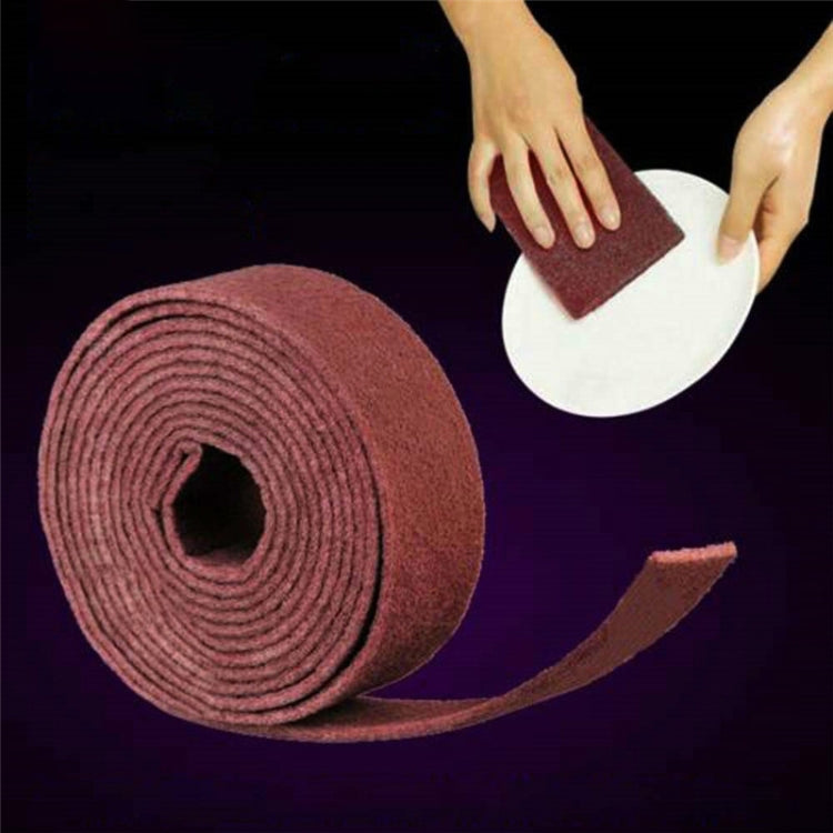 尼龍砂布鋼絲絨不鏽鋼除銹拋光廚房洗碗布，7 cm x 5.7 m，9 cm x 1 m，9 cm x 5.7 m，9 cm x 20 m