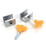 Child Safety Guard Anti-Theft Door Window Stopper, Single Hole, Double Hole