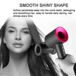 適用於 Dyson 吹風機噴嘴順滑飛散附件，順滑玫瑰紅
