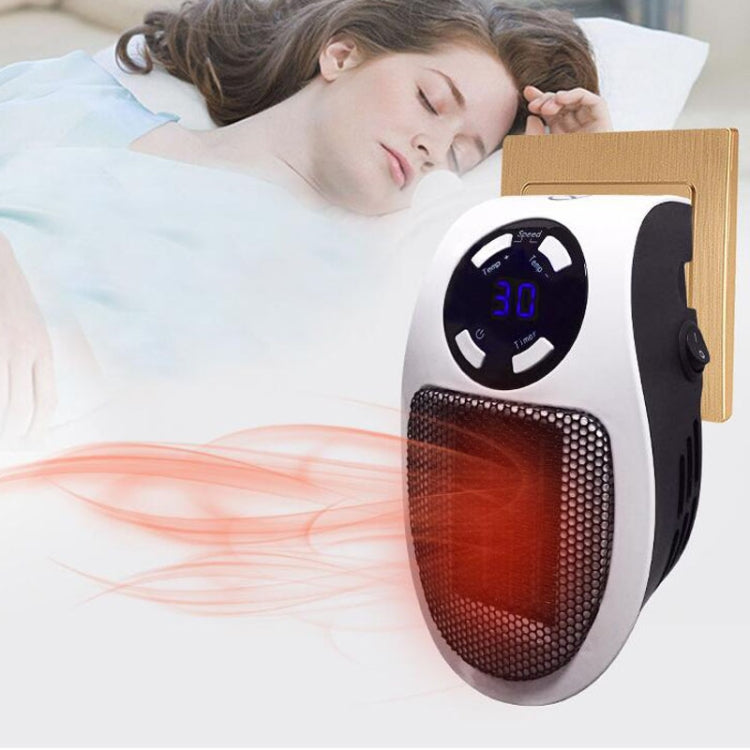 迷你插入式液晶定時電暖器 辦公室家用暖爐 足部暖器，附遙控器 EU，附遙控器 US 110v，附遙控器 UK，不附遙控器 EU，不附遙控器 US 110v，不附遙控器 UK