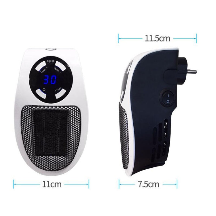 迷你插入式液晶定時電暖器 辦公室家用暖爐 足部暖器，附遙控器 EU，附遙控器 US 110v，附遙控器 UK，不附遙控器 EU，不附遙控器 US 110v，不附遙控器 UK