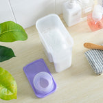 Household Plastic Transparent Washing Powder Storage Box Storage Container, 2L, 3L