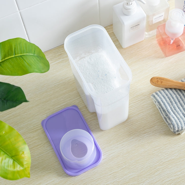 Household Plastic Transparent Washing Powder Storage Box Storage Container, 2L, 3L