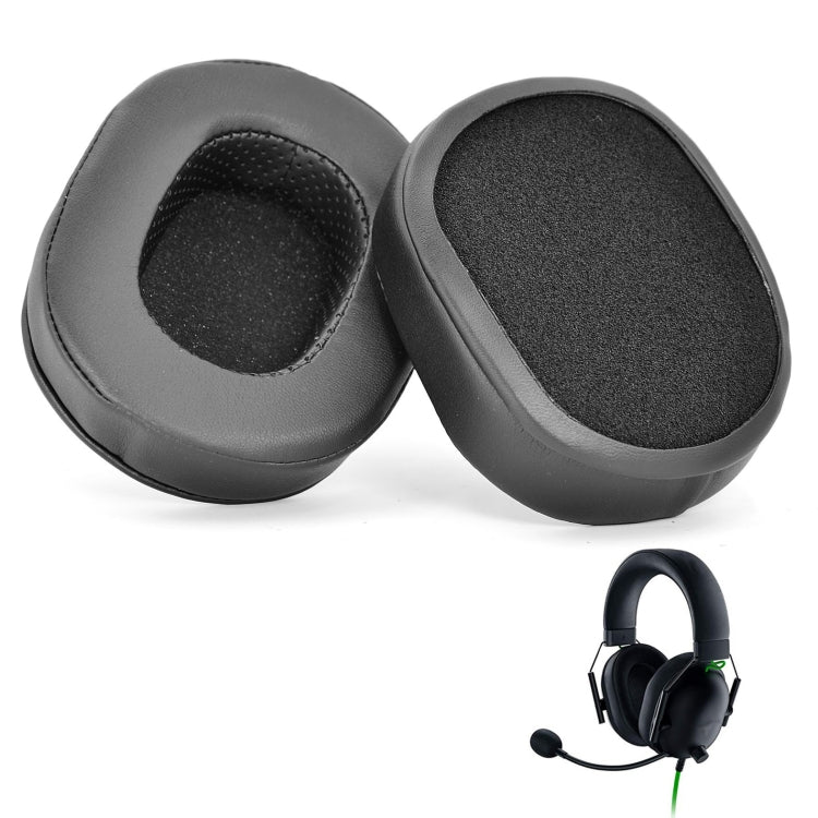 2個裝海綿耳罩 適用於 Razer BlackShark V2 X，款式：19B31，冰感
