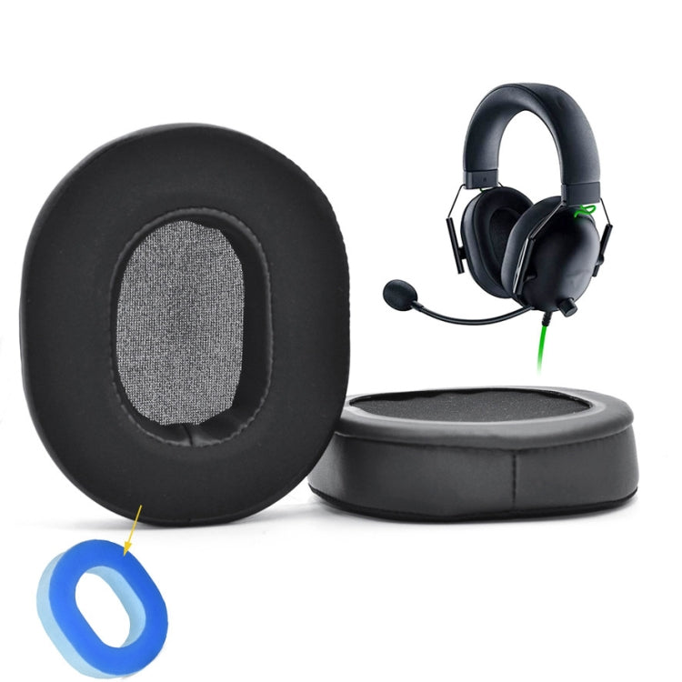 2個裝海綿耳罩 適用於 Razer BlackShark V2 X，款式：19B31，冰感