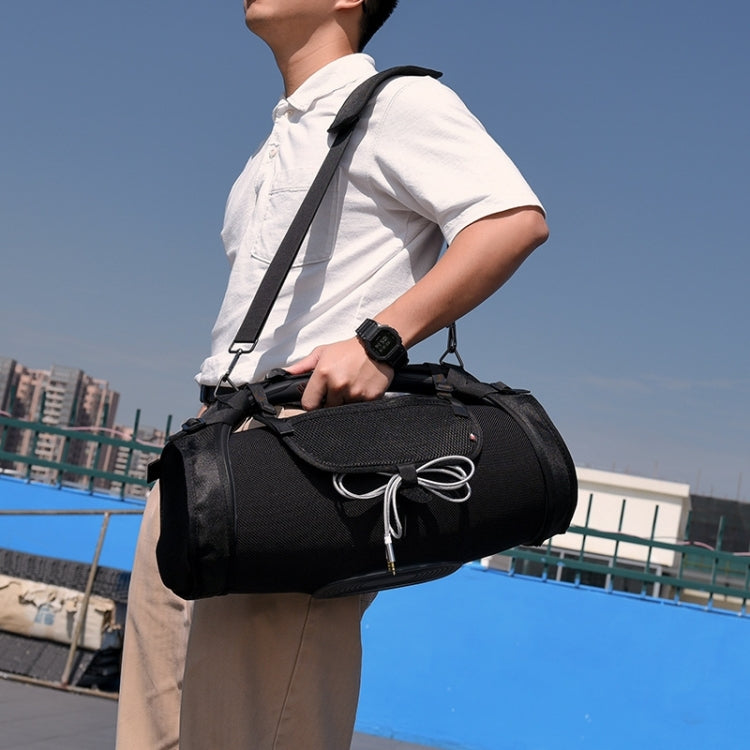 藍牙喇叭 單肩帶收納包 + 手機包套裝 適用 JBL Boombox 1/2，黑色收納包 + 手機包