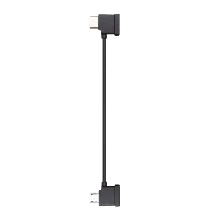 原廠 USB-C 數據線 適用於 DJI RC-N1 遙控器連接手機，USB Type-C，標準 Micro USB，8 針
