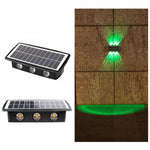 Solar Wall Lamp Outdoor Waterproof Up And Down Double-headed Spotlights, 4LED, 8LED, 6LED