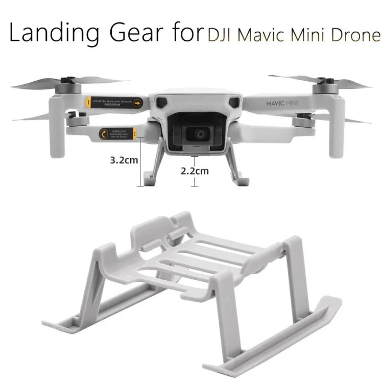 適用於DJI MAVIC Mini加高三腳架快拆起落架支架（灰色），適用於DJI MAVIC Mini