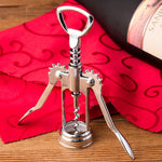 2件套多功能鋅合金紅酒開瓶器廚房用品小工具，鋅合金開瓶器