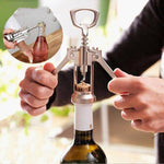 2件套多功能鋅合金紅酒開瓶器廚房用品小工具，鋅合金開瓶器