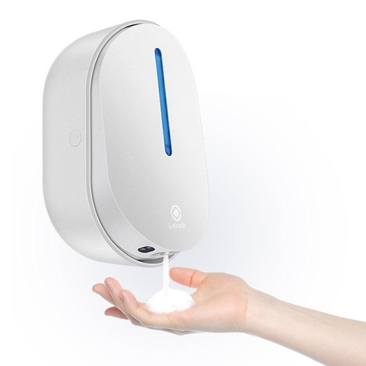 Lebath 兒童家用壁掛式自動感應泡沫皂液器，壁掛式 USB 皂液器