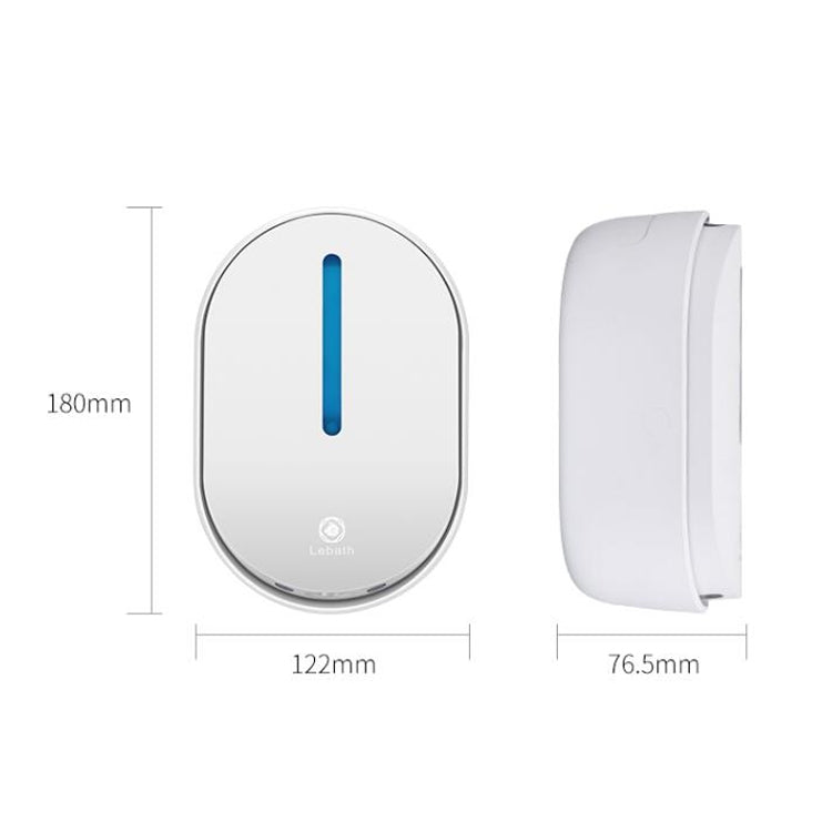 Lebath 兒童家用壁掛式自動感應泡沫皂液器，壁掛式 USB 皂液器