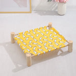 47x52cm 四季通用可拆洗寵物床 寵物窩，小黃鴨、小彩色三角、小木灰底、小白貓頭、小木羊駝、小藍貓頭、小粉色方塊