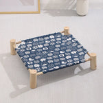 47x52cm 四季通用可拆洗寵物床 寵物窩，小黃鴨、小彩色三角、小木灰底、小白貓頭、小木羊駝、小藍貓頭、小粉色方塊