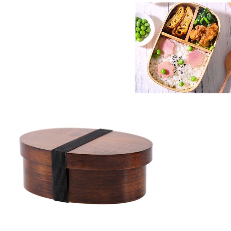 木質環保餐具便攜午餐盒便當盒，單層，雙層