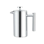 304不銹鋼法式壓力咖啡壺手工茶壺，350ml，800ml，1000ml
