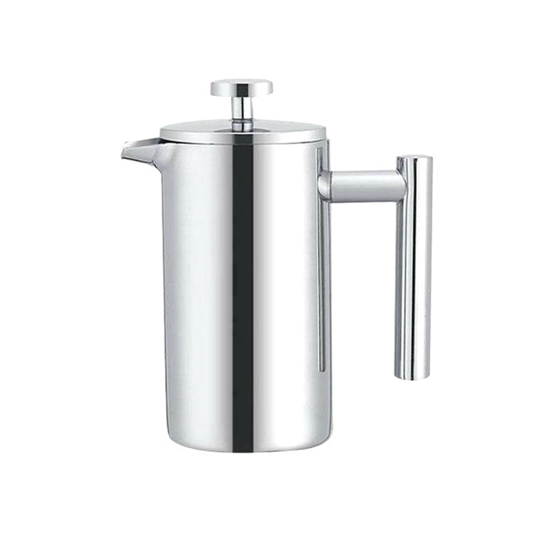 304不銹鋼法式壓力咖啡壺手工茶壺，350ml，800ml，1000ml
