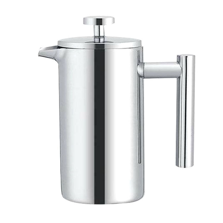 304不銹鋼法式壓力咖啡壺手工茶壺，350ml，800ml，1000ml