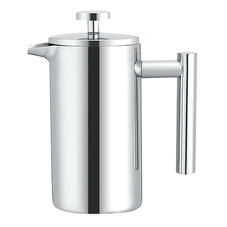 304不銹鋼法式壓力咖啡壺手工茶壺，350ml，800ml，1000ml