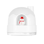 雪人加濕器夜燈USB靜音可愛桌面迷你霧化器空氣加濕器，ZAY-H006插電款，ZAY-H006充電款