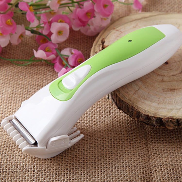 理髮推子充電式電動理髮器兒童理髮工具，綠白色，藍白色