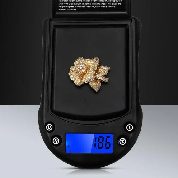 精密掌上秤黃金銀珠寶秤口袋秤，規格：200g/0.01g，200g/0.01g：不含電池