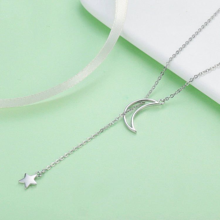 Stars Moon S925 Sterling Silver Necklace, SCN108