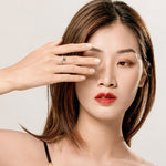 S925純銀可愛寵物爪印開口戒指黑色滴漆戒指，SCR605